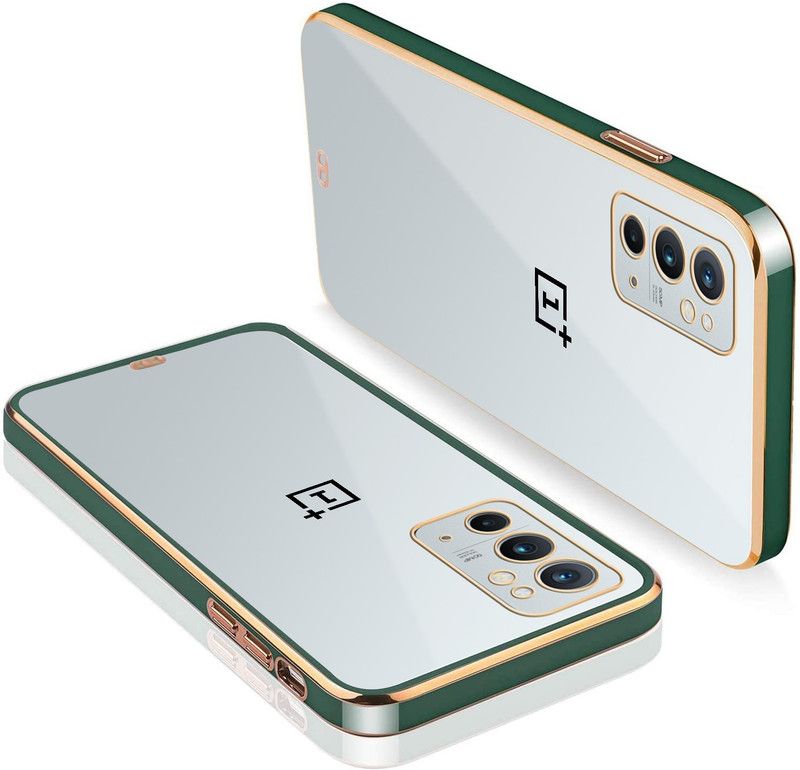 V-TAN Back Cover for Oneplus 9RT  (Green, Transparent, Pack of: 1)