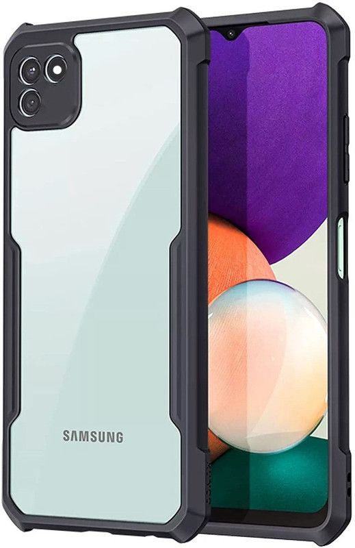 Lilliput Back Cover for Samsung Galaxy A03 4G  (Black, Transparent)