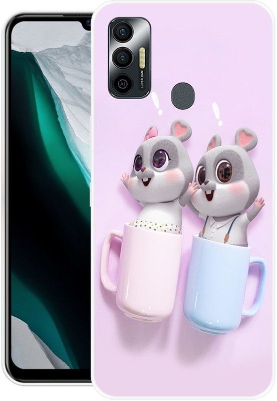 vaidik Back Cover for Tecno Spark 7T, Tecno Spark 7  (Multicolor, Dual Protection, Silicon, Pack of: 106)