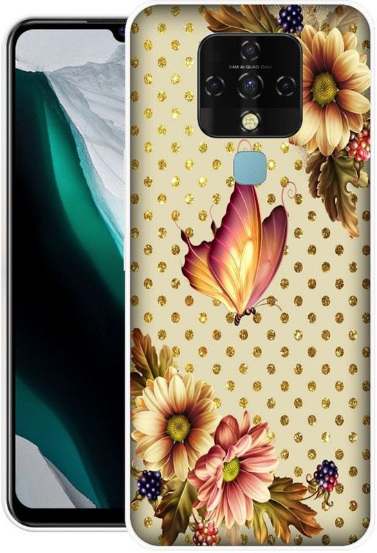 MUSKAY Back Cover for Tecno Camon 16  (Multicolor, Silicon, Pack of: 1)