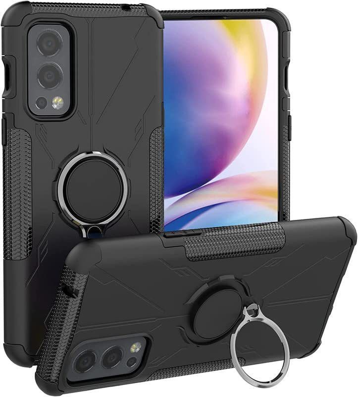 S-Hardline Back Cover for OnePlus Nord 2 5G, Premium Shockproof Case  (Black, Pack of: 1)