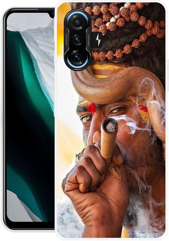 SIMAWAT Back Cover for Poco F3 GT  (Multicolor, Grip Case, Silicon, Pack of: 1)