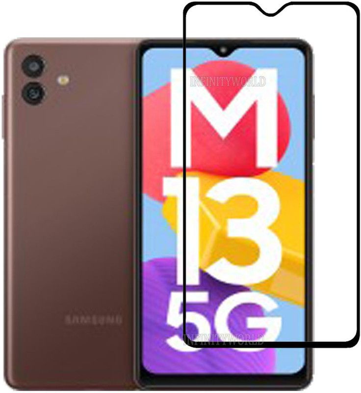 INFINITYWORLD Edge To Edge Tempered Glass for Samsung Galaxy M13 5G  (Pack of 1)