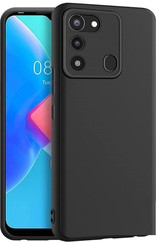 BRENZZ Back Cover for Tecno Spark Go 2022  (Black, Shock Proof, Pack of: 1)