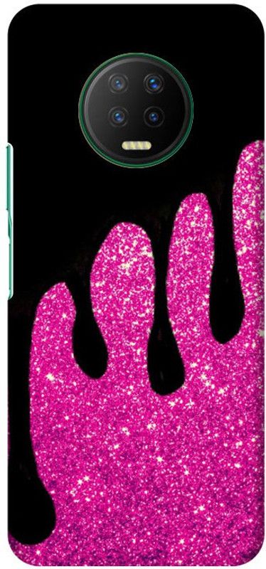 PNBEE Back Cover for Infinix Note 7, X690B, X690 - Glitter Pattern Print  (Multicolor, Hard Case, Pack of: 1)
