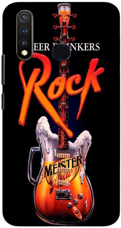 CROKIAN Back Cover for Vivo Y19 Rock Back Cover  (Multicolor, Hard Case, Pack of: 1)