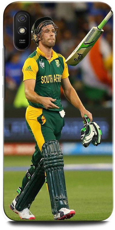 ORBIQE Back Cover for Redmi 9i MZB0817IN AB DE VILLIERS, CRICKET, BATSMAN, SPORTS  (Multicolor, Shock Proof, Pack of: 1)