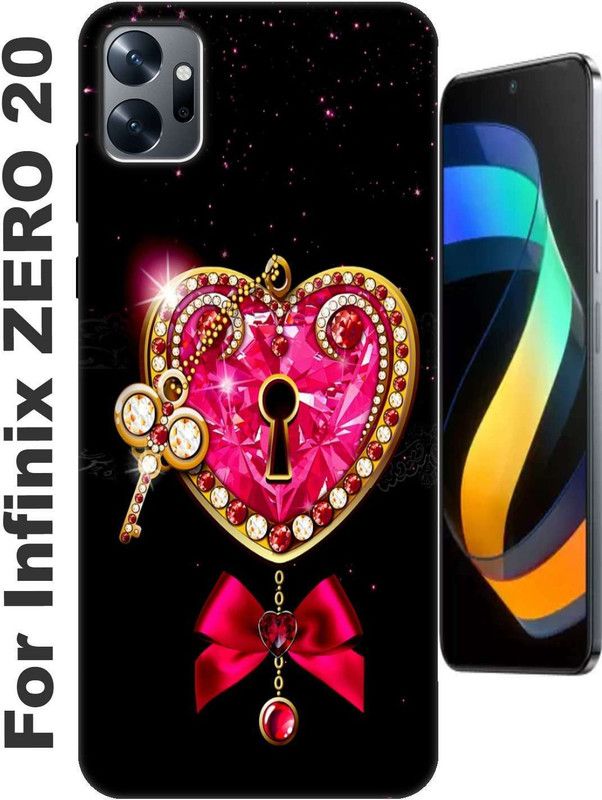 StroFit Back Cover for Infinix Zero 20 2769  (Pink, Flexible, Silicon, Pack of: 1)