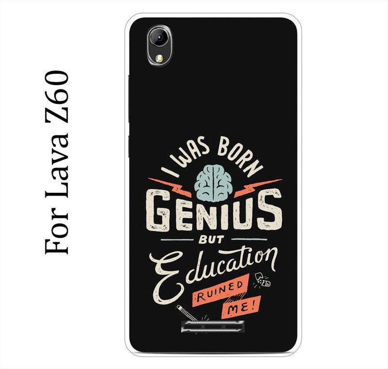 Gabroo Back Cover for Lava Z60  (Multicolor, Grip Case, Silicon)