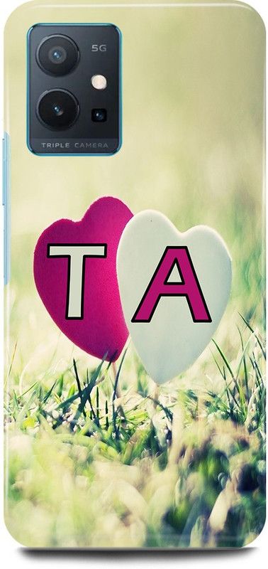 JUGGA Back Cover for OPPO A96, CPH2333, T LOVES A NAME,T NAME, A LETTER, ALPHABET,T LOVE A NAME  (Green, Hard Case, Pack of: 1)