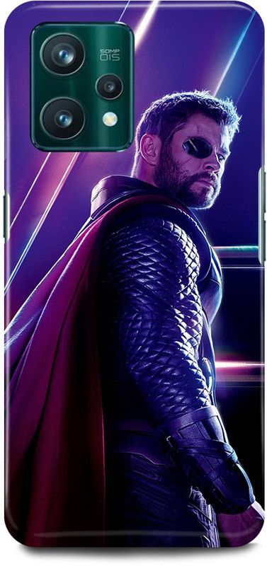 FIKORA Back Cover for Realme 9 Pro Plus 5G, THOR, HAMMER, AVENGER, AVENGERS  (Purple, Hard Case, Pack of: 1)
