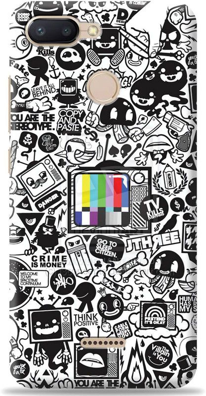 Loffar Back Cover for Mi Redmi 6  (Black, Shock Proof, Pack of: 1)