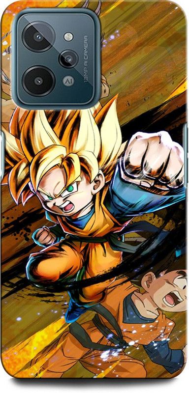 INTELLIZE Back Cover for Realme C31 CHIBI GOTEN, DRAGNN BALL, GOKU  (Multicolor, Hard Case, Pack of: 1)