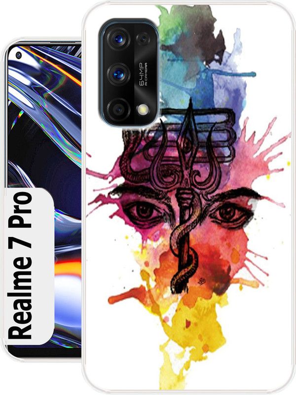 Allit Back Cover for Realme 7 Pro  (Multicolor, Dual Protection, Silicon, Pack of: 1)