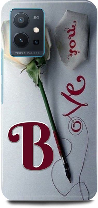 JUGGA Back Cover for OPPO K10, CPH2373, B LOVES B NAME,B NAME, B LETTER, ALPHABET,B LOVE B NAME  (Grey, Hard Case, Pack of: 1)