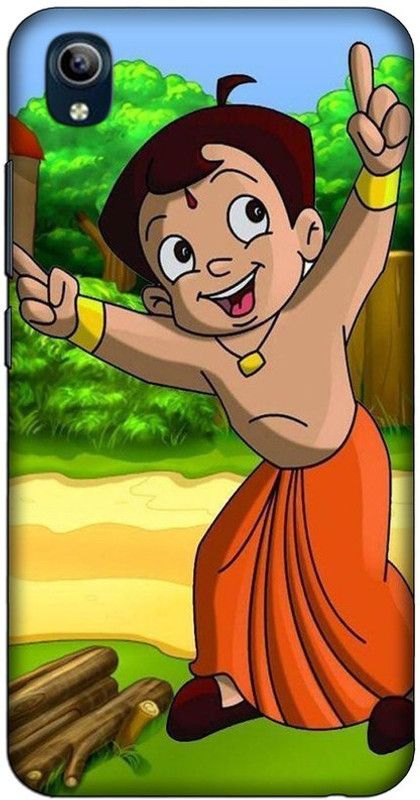 CROKIAN Back Cover for Vivo 1820 Chhota Bheem Back Cover  (Green, Hard Case, Pack of: 1)