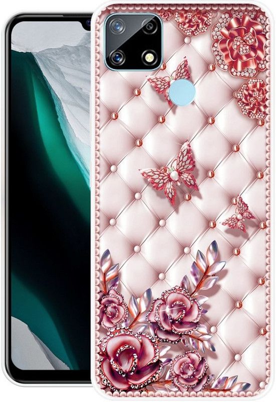 PINKZAP Back Cover for Realme Narzo 20  (Multicolor, Grip Case, Silicon, Pack of: 1)