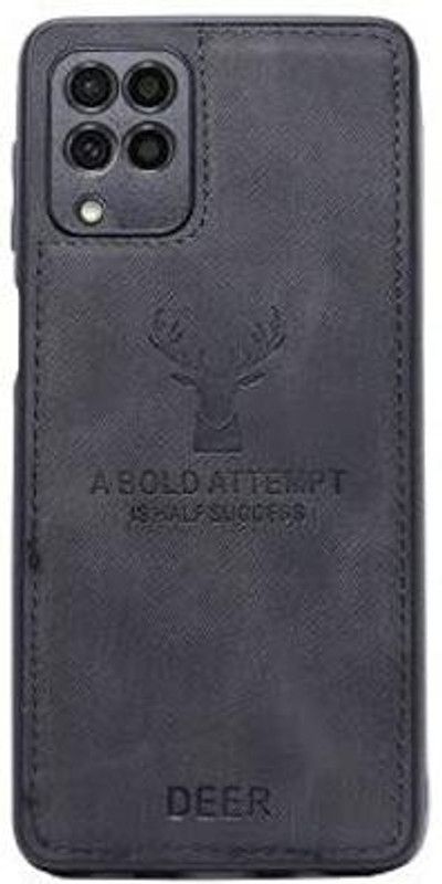 Europe Mart Book Cover for Samsung Galaxy M42 | Hybrid Fabric Case | Flexible & Shockproof |Deer Series  (Black, Grip Case, Pack of: 1)