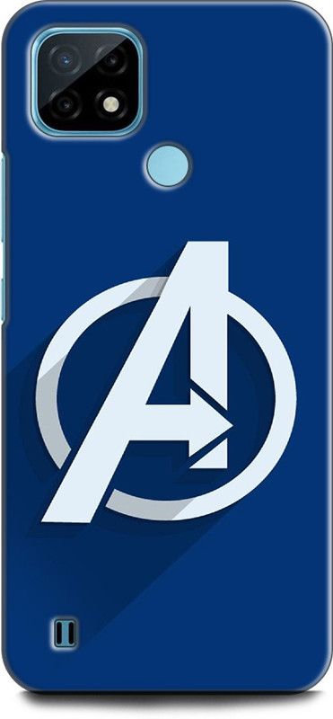 WallCraft Back Cover for Realme C21, RMX3201 AVENGER, AVENGER LOGO, MARVEL  (Multicolor, Dual Protection, Pack of: 1)