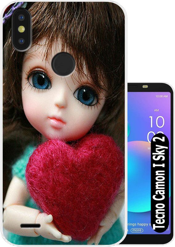 Hostprint Back Cover for Tecno Camon I Sky2  (Multicolor, Flexible, Silicon, Pack of: 1)