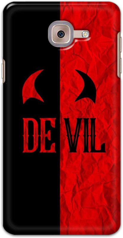 Tweakymod Back Cover for Samsung Galaxy J7 Max, SAMSUNG GALAXY ON MAX  (Black, Red, Pack of: 1)