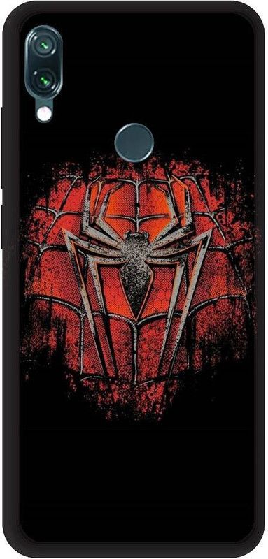URCHIN Back Cover for Note 7 Spiderman, Spiderman logo, Marval, superhero, Comic  (Multicolor, Shock Proof, Pack of: 1)