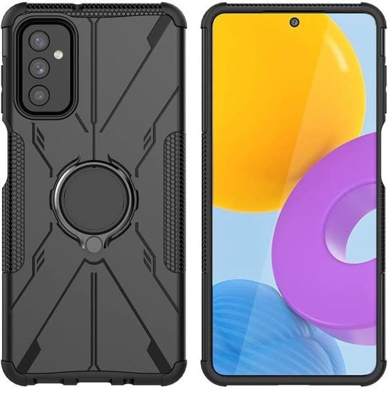 S-Softline Back Cover for Samsung Galaxy M52, shock-absorbent  (Black, Pack of: 1)