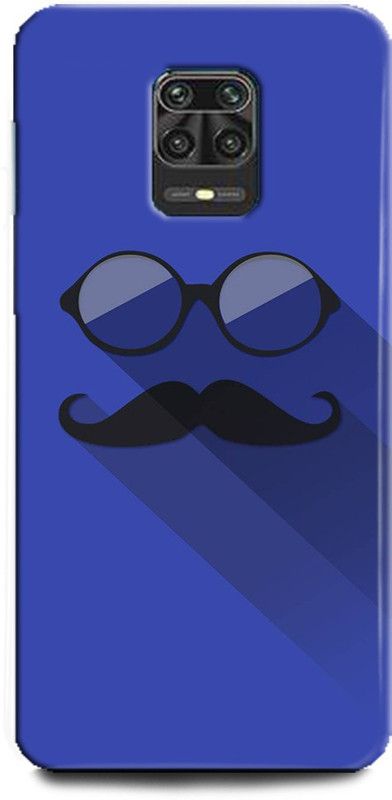 INDICRAFT Back Cover for POCO M2 Pro HIPSTER, INDIGO, GRAY, BEARD, MOUSTACHE, GOGGLE  (Multicolor, Hard Case, Pack of: 1)