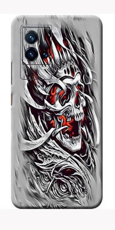 BUGGU Angry Spirit IQoo 9 5g Back Skin Guard, IQoo 9 5g Mobile Skin  (Ultra Super Angry Spirit Skin Matte Finish, Skin (Back+Side+Camera))