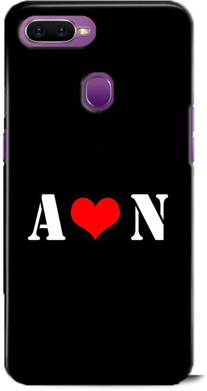 Afterglow Back Cover for Oppo A5s A N, A LOVES N, NAME, LETTER, ALPHABET, AN LOVE, HART  (Multicolor, Shock Proof, Pack of: 1)
