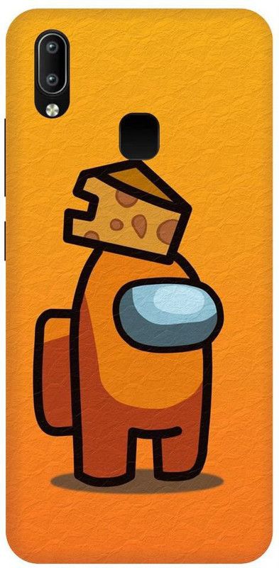 URCHIN Back Cover for Vivo Y93  (Orange, Shock Proof, Pack of: 1)