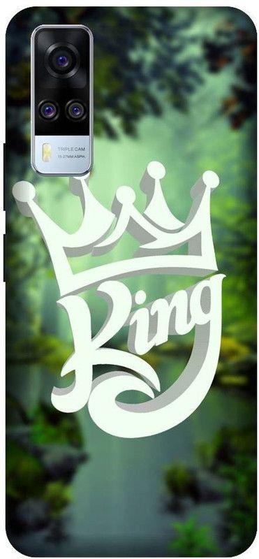 URCHIN Back Cover for Vivo Y51A King, King word, King cover, quotes, Attitude  (Multicolor, Shock Proof, Pack of: 1)