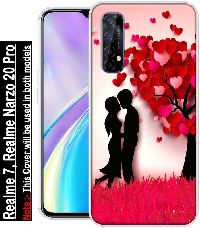 REALKING Back Cover for Realme Narzo 20 Pro, Realme 7  (Multicolor, Grip Case, Silicon)
