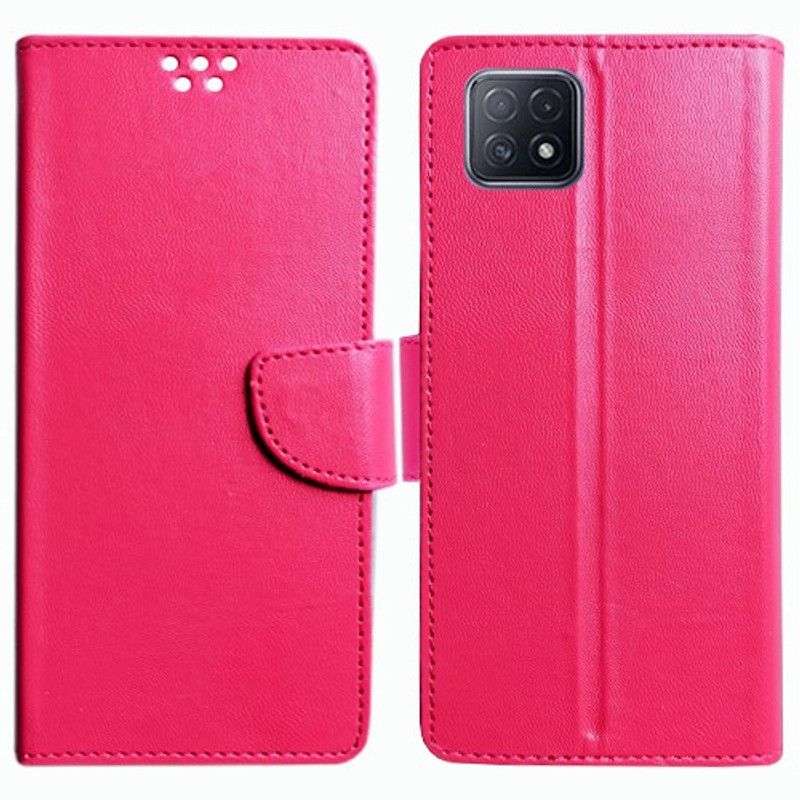 Realgo Flip Cover for Oppo A73 5G  (Pink, Pack of: 1)