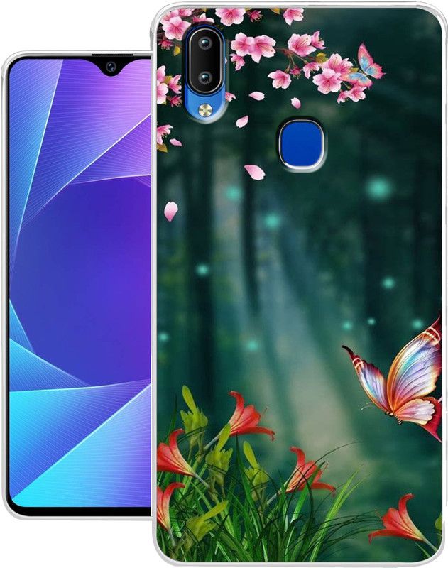 PRINTSMART Back Cover for Vivo Y91  (Multicolor, Dual Protection, Silicon)