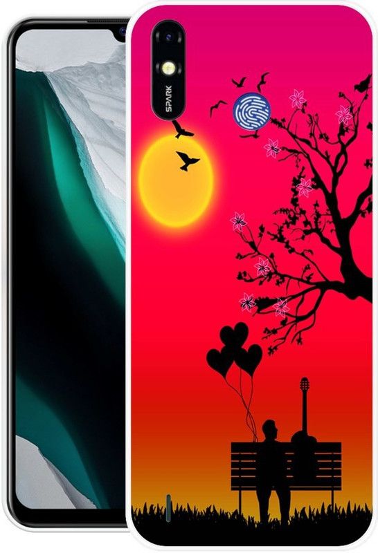KLC Back Cover for Tecno Spark Go Plus  (Multicolor, Grip Case, Silicon)