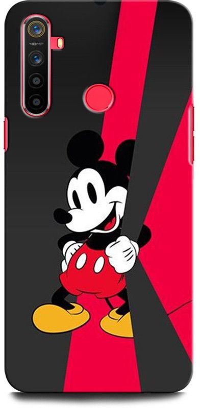 GRAFIQE Back Cover for Realme 5i MICKEY MOUSE, DISNEY, CARTOON, CLUBHOUSE  (Multicolor, Shock Proof, Pack of: 1)