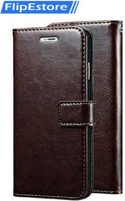 FlipEstore Flip Cover for Vivo U20  (Brown, Pack of: 1)