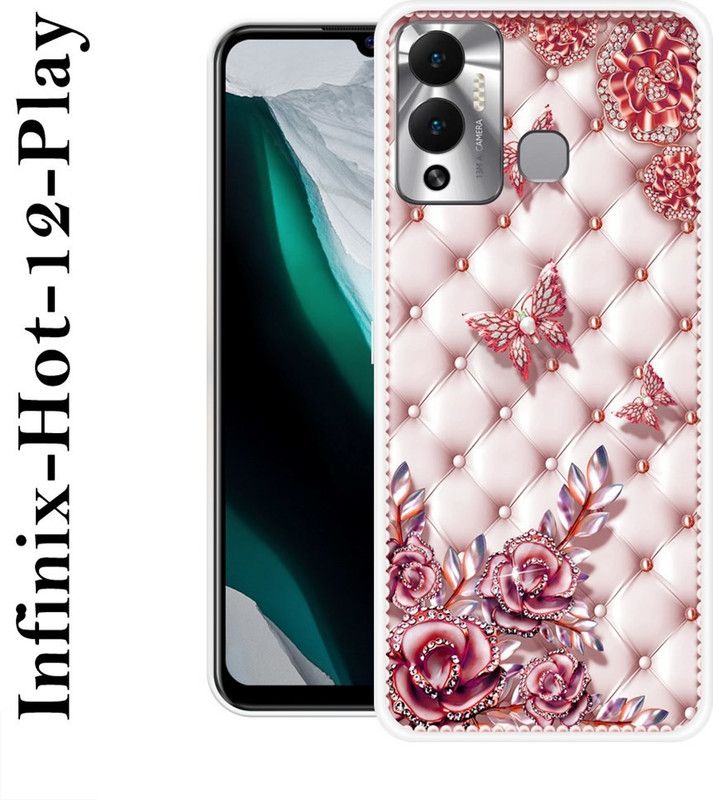 REDFLY Back Cover for Infinix Hot 12 Play  (Beige, Silicon)