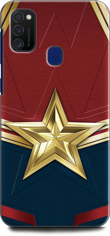 Afterglow Back Cover for SAMSUNG Galaxy M21 CAPTAIN MARVEL, MOVIE, MARVEL COMICS, SUPERHERO, AVENGERES  (Multicolor, Shock Proof, Pack of: 1)