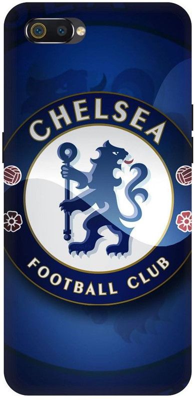 THE NARAYANA COLLECTIONS Back Cover for REALME C2-RMX1941-CHELSA,CHELSEA,SPORTS,LOGO,FOOTBALL  (Multicolor, Hard Case, Pack of: 1)
