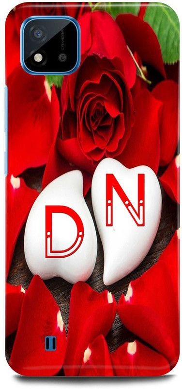 Ignite Back Cover for Realme C20, RMX3063, D LOVES N NAME D NAME N LETTER ALPHABET D LOVE N NAME  (Multicolor, Hard Case, Pack of: 1)