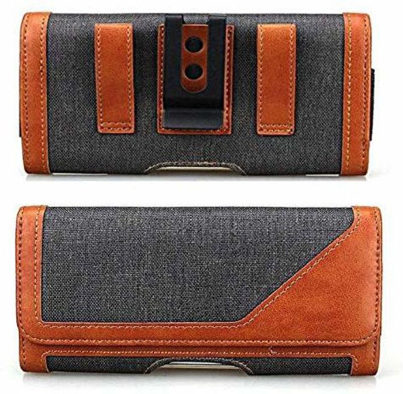 Elica Pouch for Panasonic P81  (Brown, Holster, Pack of: 1)
