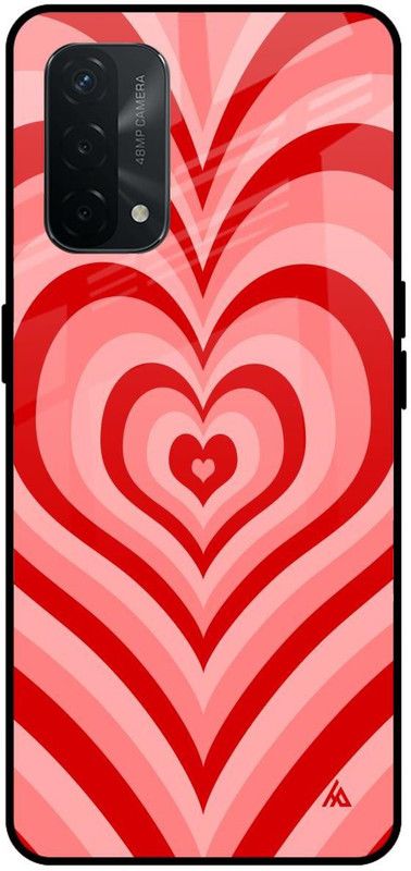 Hocopoco Back Cover for Oppo A74  (Red, Grip Case, Silicon, Pack of: 1)