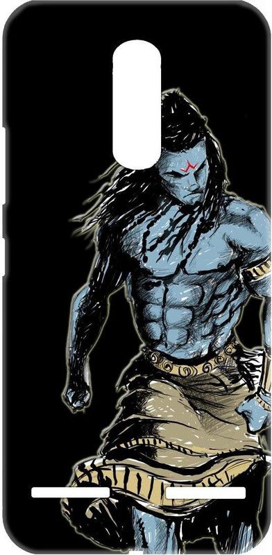 Smutty Back Cover for Lenovo K6 Power - Shiva Print  (Multicolor, Hard Case, Pack of: 1)