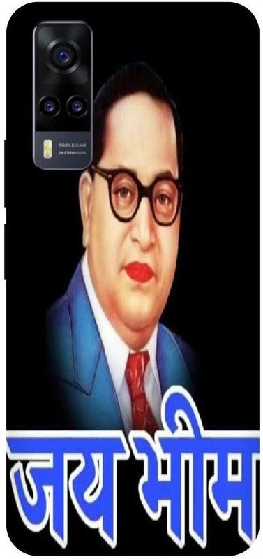 THE NARAYANA COLLECTIONS Back Cover for VIVO Y51 (2020)- V2030-BHEEM,ARMY,JAI,BHEEM,RAO,AMBEDKAR  (Multicolor, Hard Case, Pack of: 1)