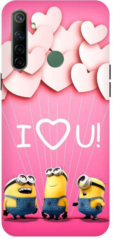 URCHIN Back Cover for Realme5i minions, Cute, funny, cartoon, Minions cute, cute  (Multicolor, Shock Proof, Pack of: 1)
