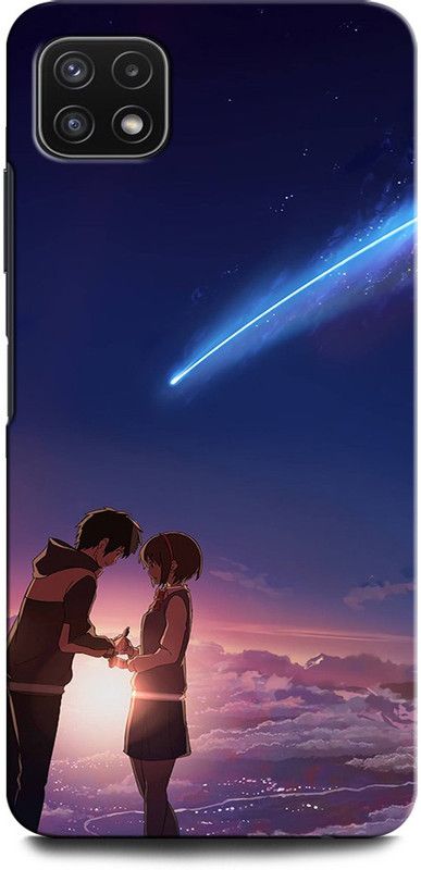 INTELLIZE Back Cover for SAMSUNG Galaxy F42 5G LOVE, ANIME, ALONE COUPLE, NIGHT VIBES, MOON  (Multicolor, Hard Case, Pack of: 1)