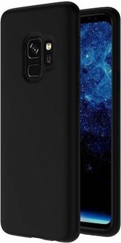 Mobile Back Cover Pouch for Samsung Galaxy S9  (Black, Shock Proof, Silicon, Pack of: 1)
