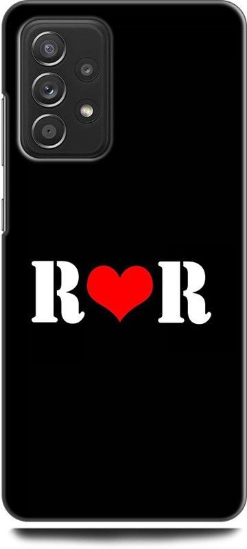 Afterglow Back Cover for SAMSUNG Galaxy A52 R R, R LOVES R, R NAME, LETTER, ALPHABET, RR LOVE, HART  (Multicolor, Shock Proof, Pack of: 1)